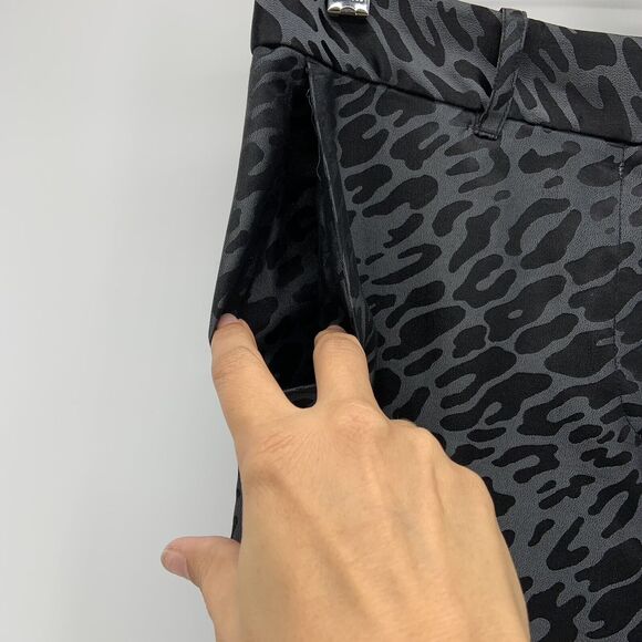 Equipment Arwen Pants Womens 2 Leopard Print Grey Silk‎ Wide Leg Preppy Mob Wife - Picture 12 of 13